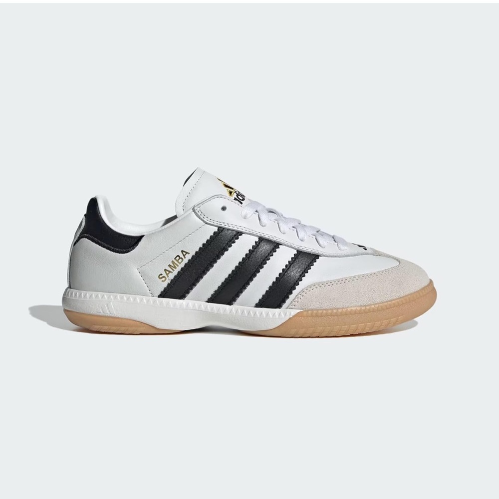 Adidas Samba White Black Gold Sneakers